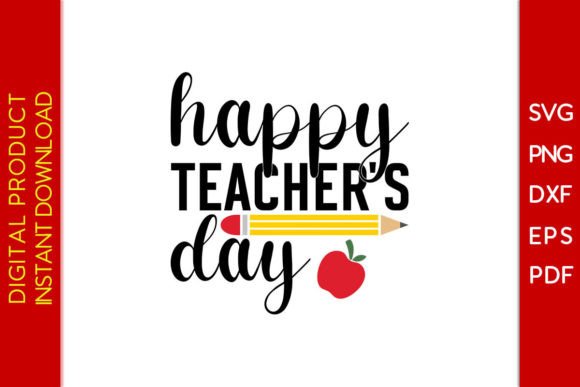 A Designer's Take on the Happy Teacher's Day SVG