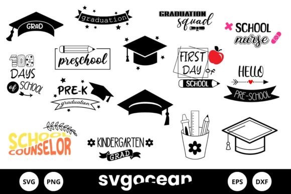 A School SVG Bundle for Practical Embroidery Projects