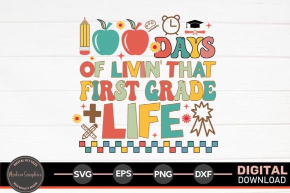 An Embroiderer's Review of 100 Days of Livin That First Grade SVG