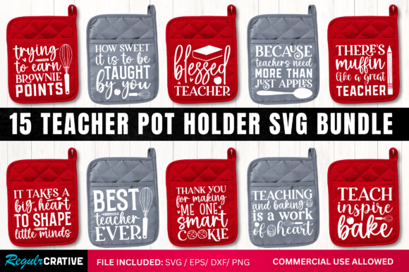 Teacher Pot Holder Bundle: A Design Review for Craft Professionals